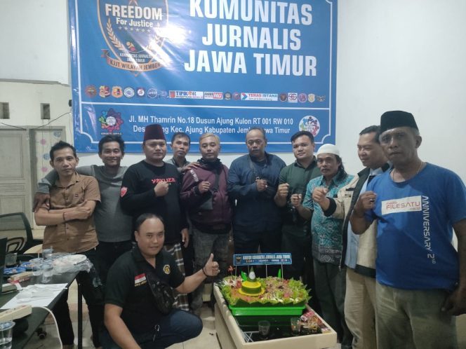 
 Rasa Syukur dan Bahagia Resmi di Buka Kantor Baru KJJT Kabupaten Jember”Komunitas Jurnalis Jawa Timur”